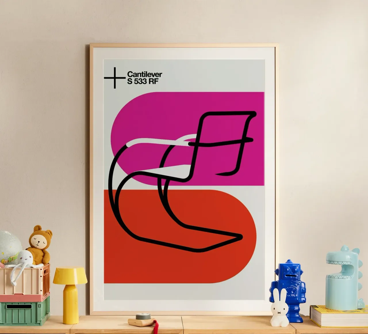 Sedia a sbalzo poster da Bo Lundberg