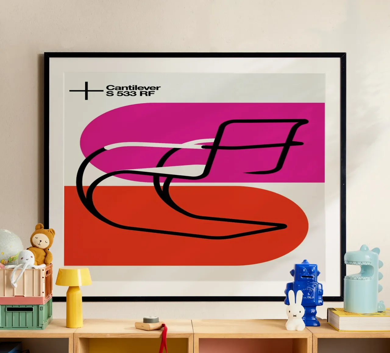 Sedia a sbalzo poster da Bo Lundberg