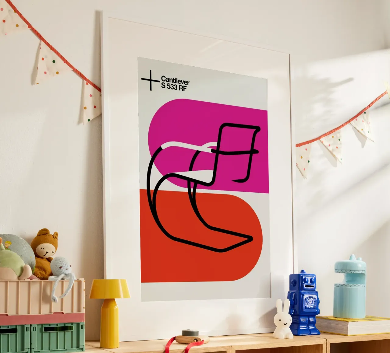 Sedia a sbalzo poster da Bo Lundberg