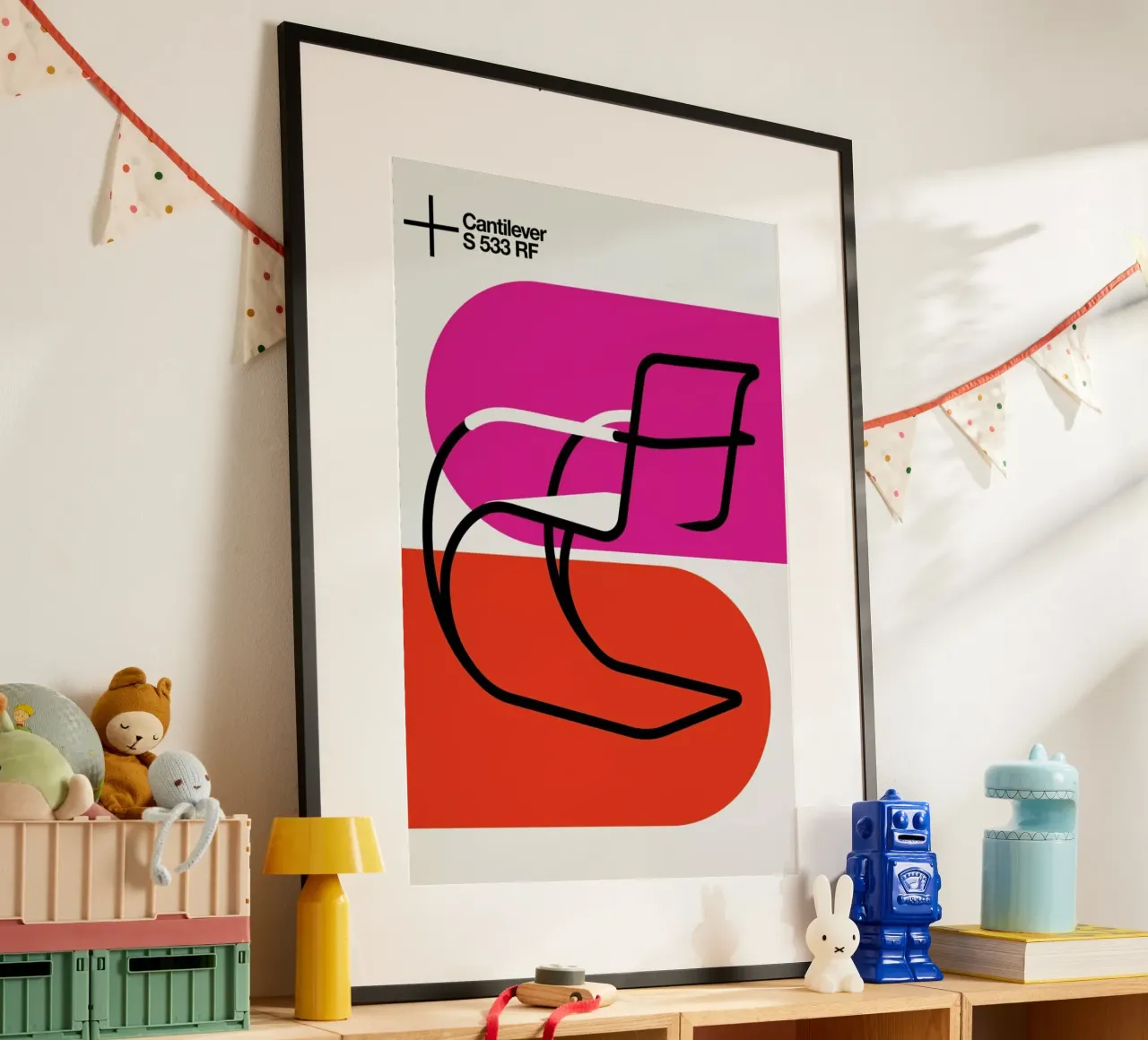 Sedia a sbalzo poster da Bo Lundberg