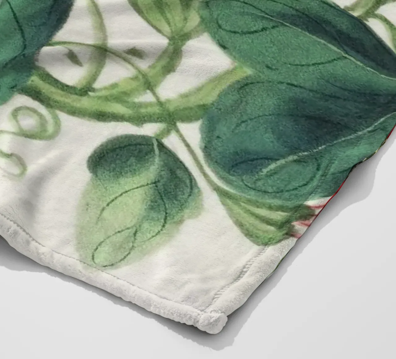 Pittura cinese del XIX secolo con fiori e farfalle coperta in pile da Venus Art