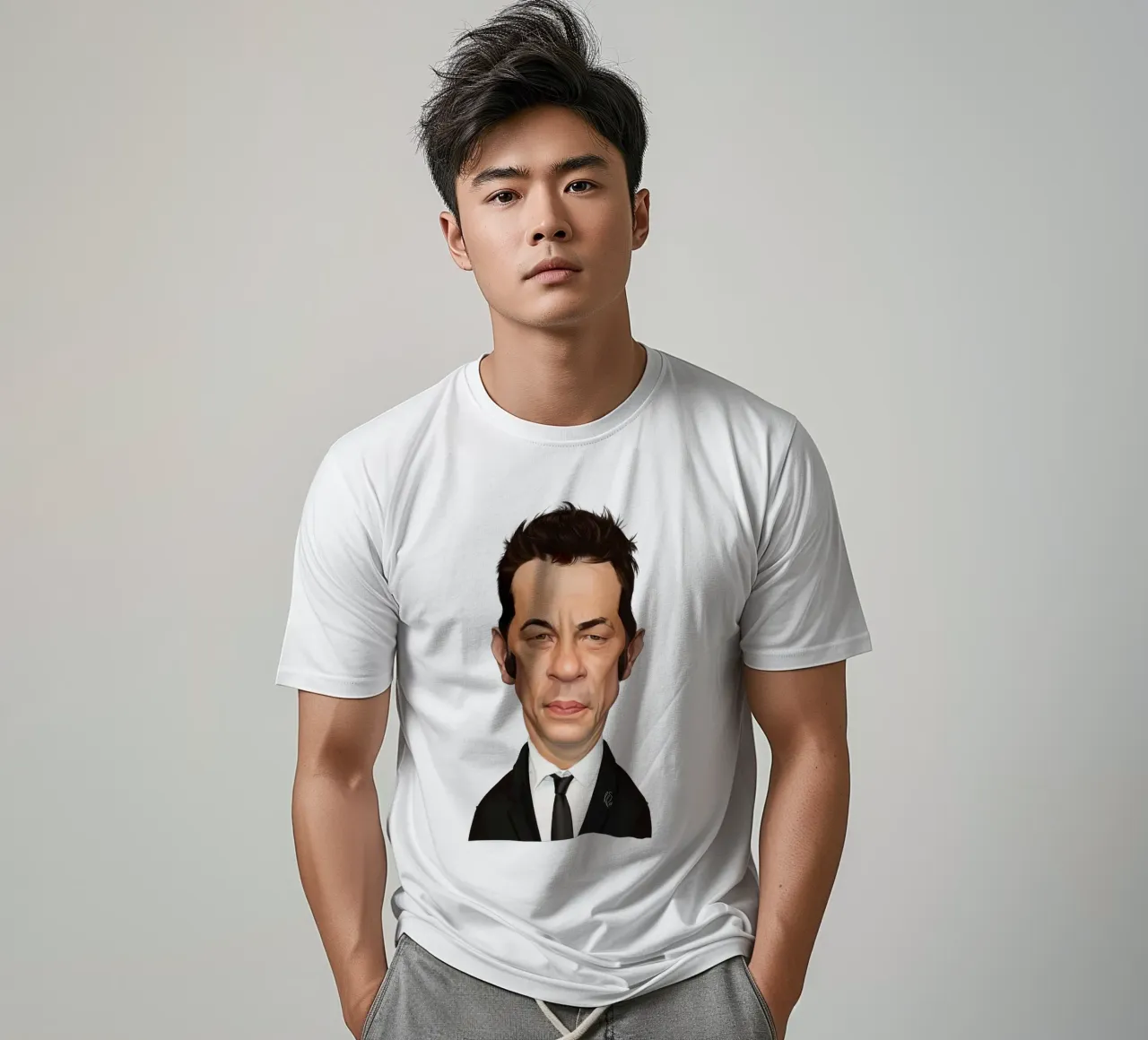 Benicio Del Toro t-shirt by Rob Art | Illustration