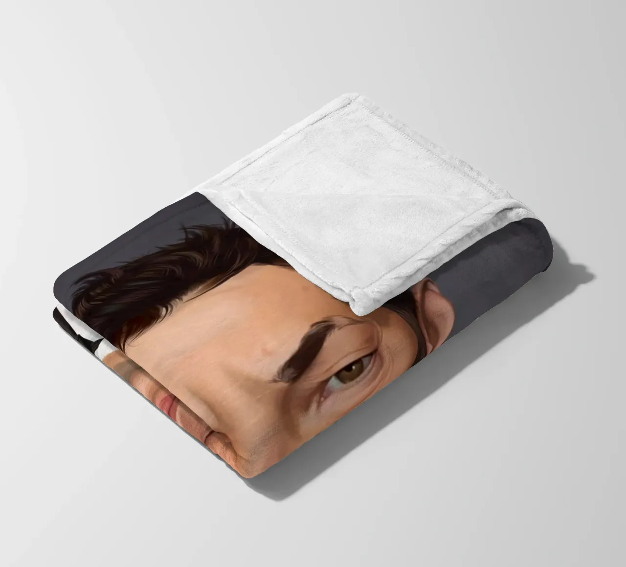 Benicio Del Toro fleece blanket by Rob Art | Illustration