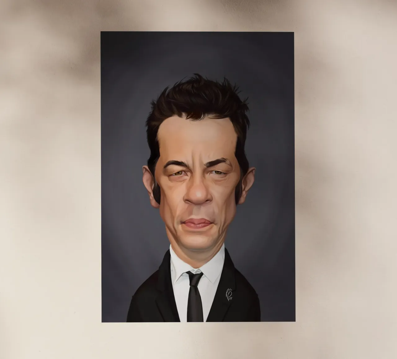 Benicio Del Toro pellicola backlit da Rob Art | Illustration