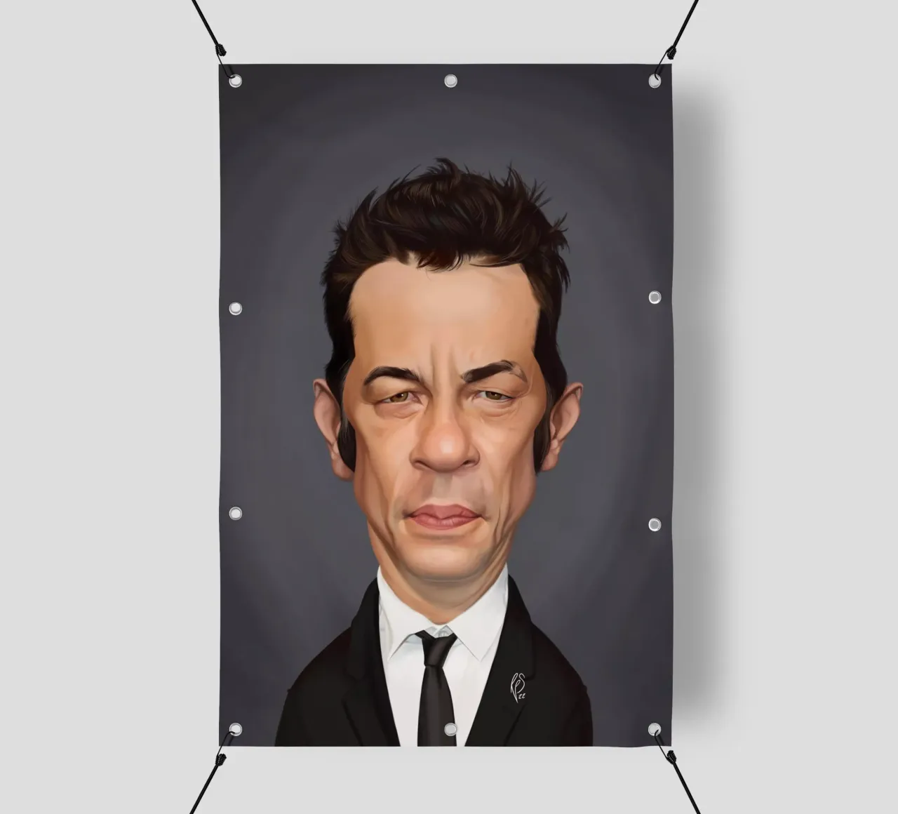 Benicio Del Toro telo in pvc da Rob Art | Illustration