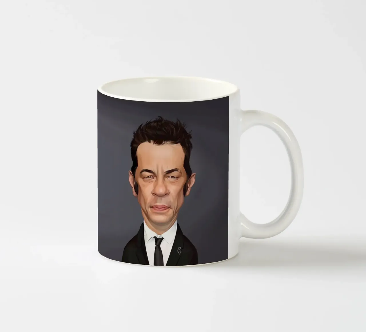 Benicio Del Toro tazza in ceramica da Rob Art | Illustration