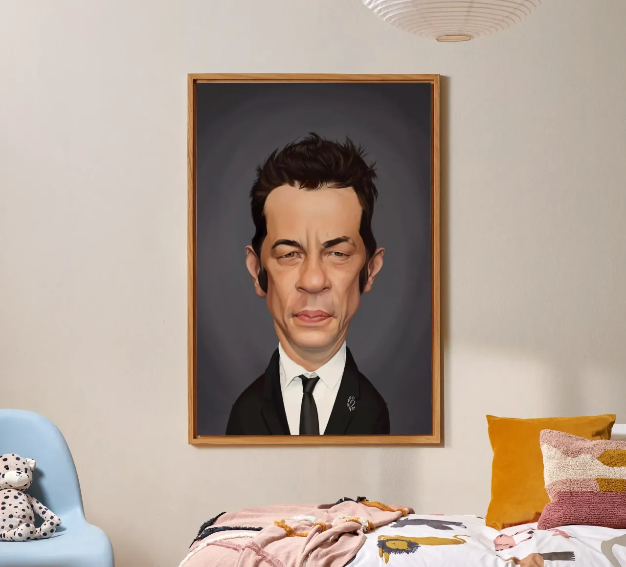 Benicio Del Toro forex plate by Rob Art | Illustration