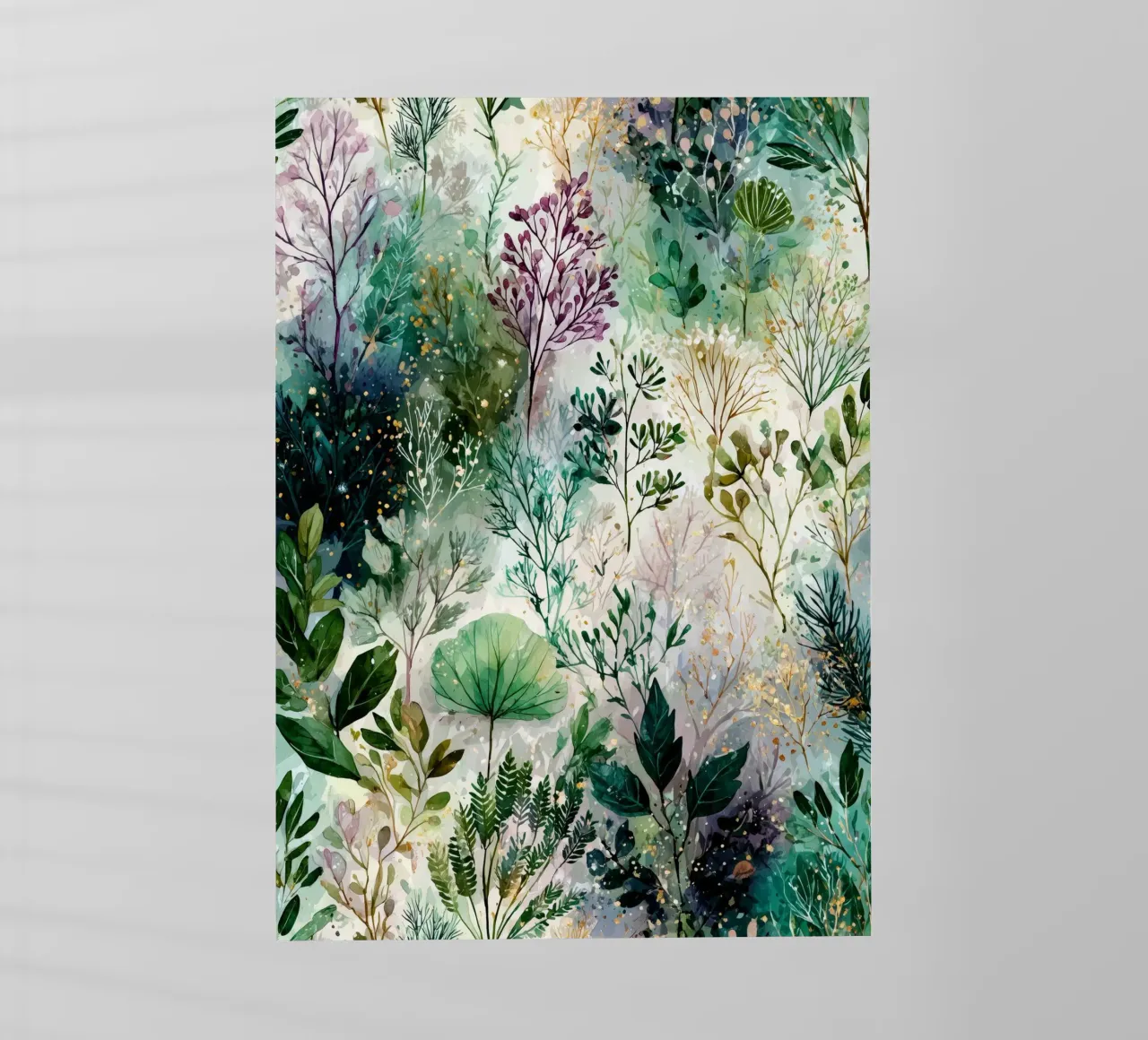 Floral meadow backlit film by Justyna Jaszke JBJart