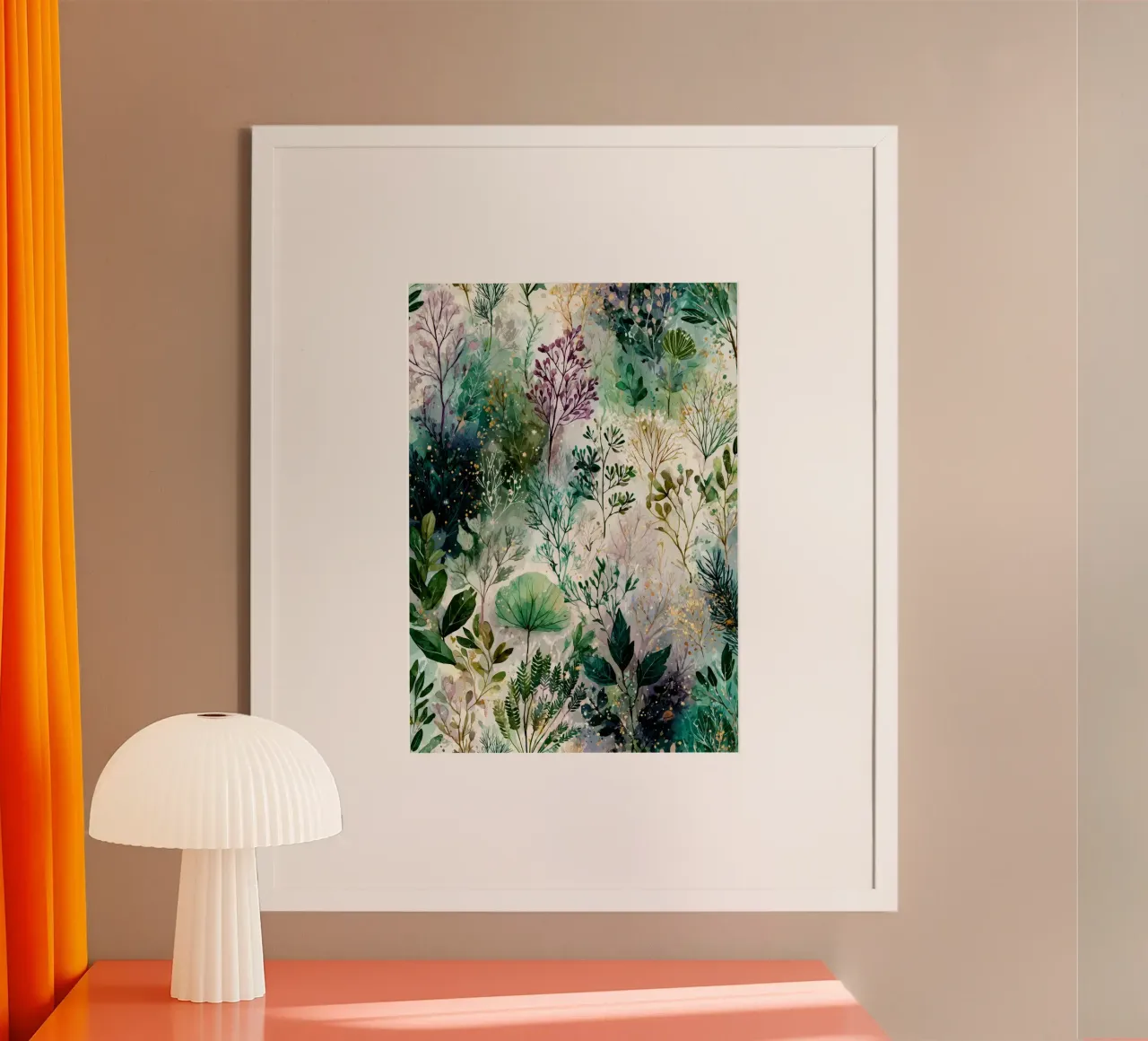 Floral meadow hahnemühle by Justyna Jaszke JBJart