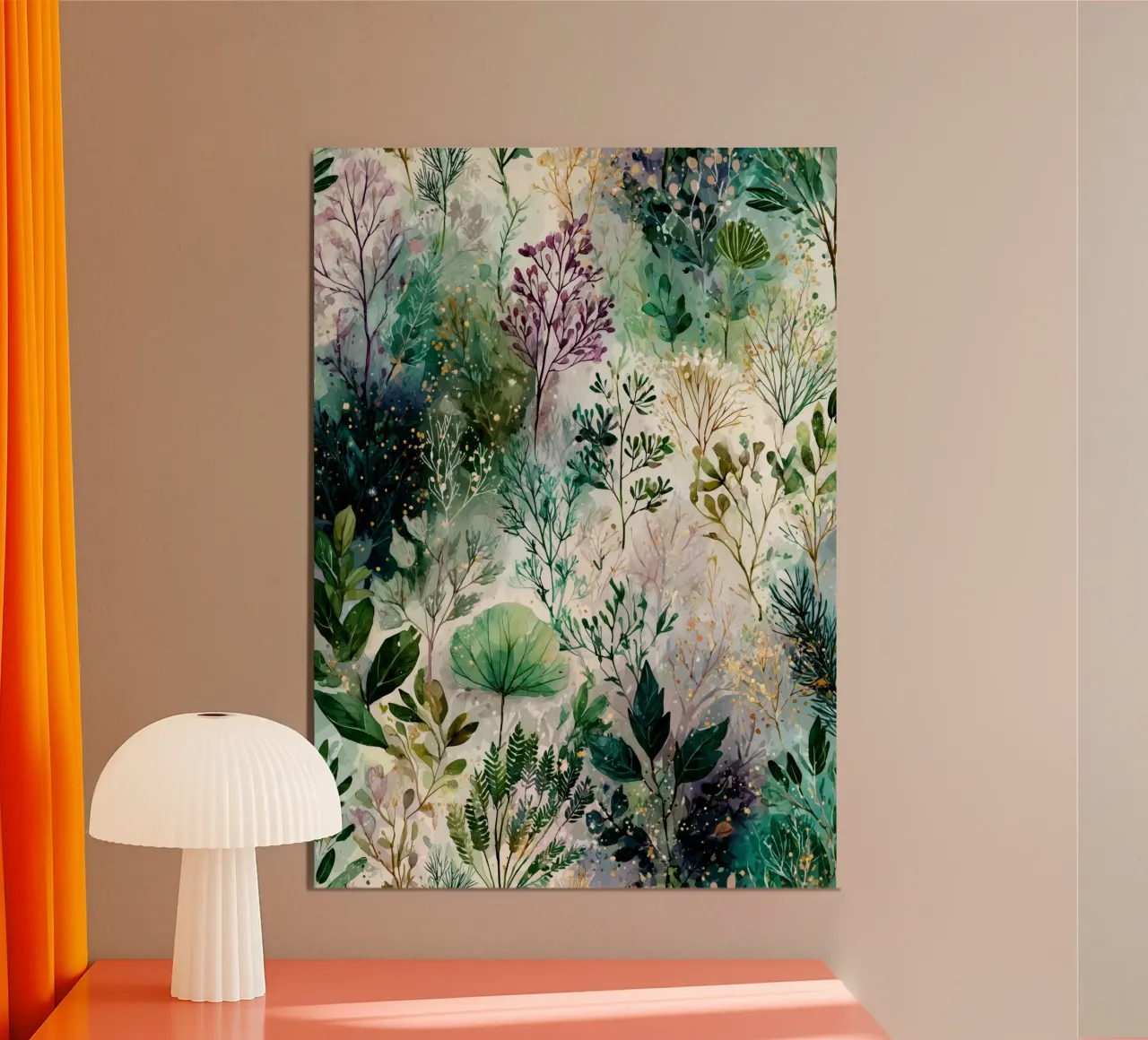 Floral meadow hahnemühle by Justyna Jaszke JBJart