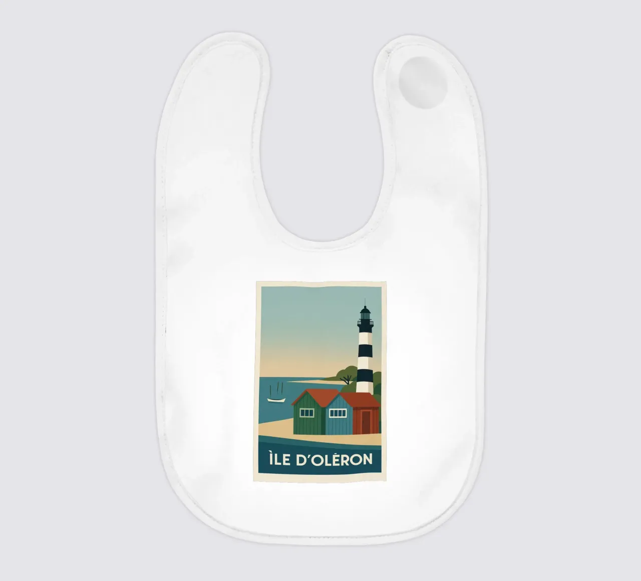 Ile d'Oléron - tra cabine, luce e libertà bavaglino da JETLAG | affiches voyage