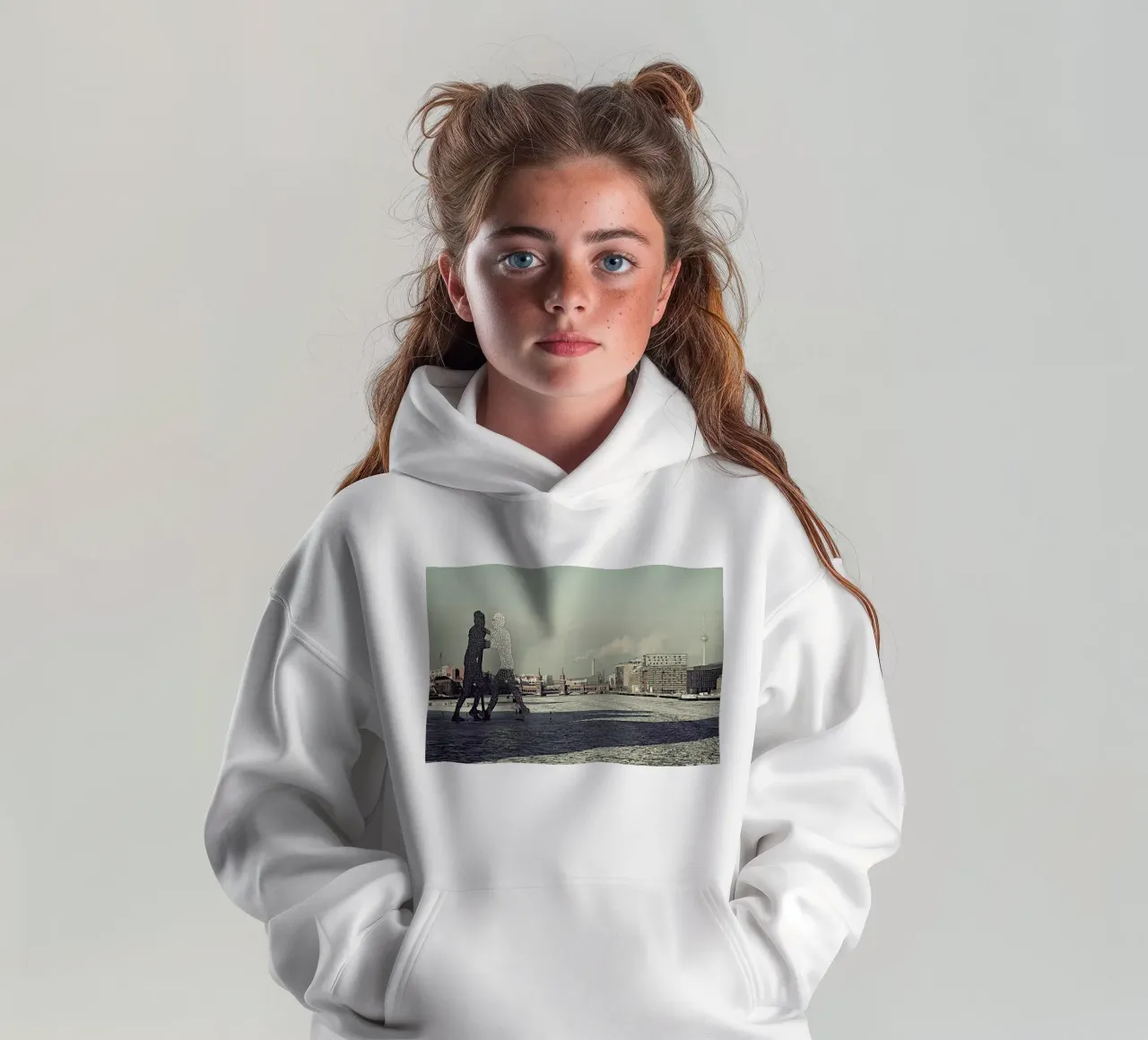 Molecule Men felpa bambino con cappuccio da Michael Belhadi