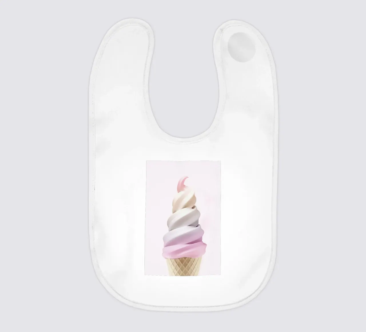 Rainbow Icecream baby bib by Lila x Lola