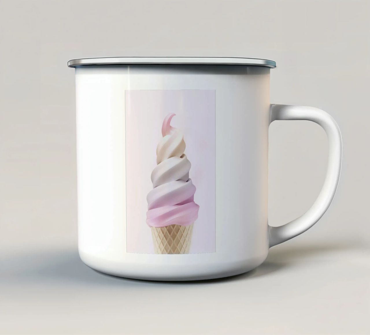 Rainbow Icecream tazza in smalto da Lila x Lola
