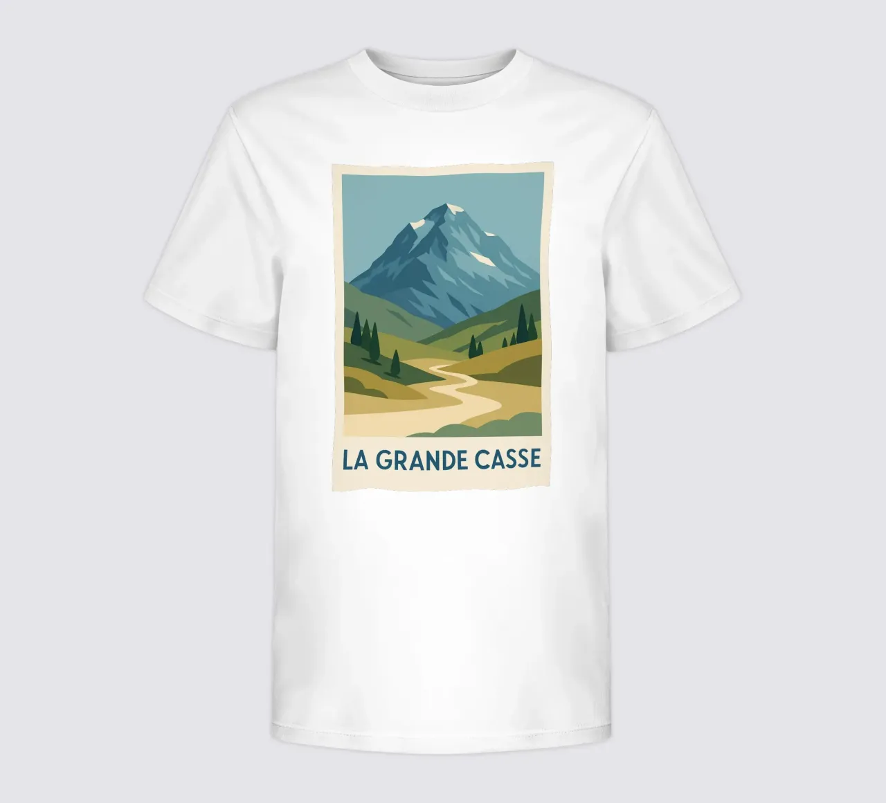 La Grande Casse - een wilde top met een open horizon kinder t-shirt van JETLAG | affiches voyage