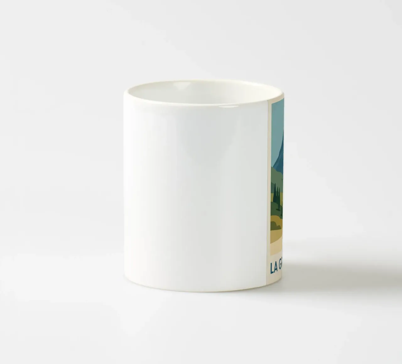 La Grande Casse - una vetta selvaggia dall'orizzonte aperto tazza in ceramica da JETLAG | affiches voyage