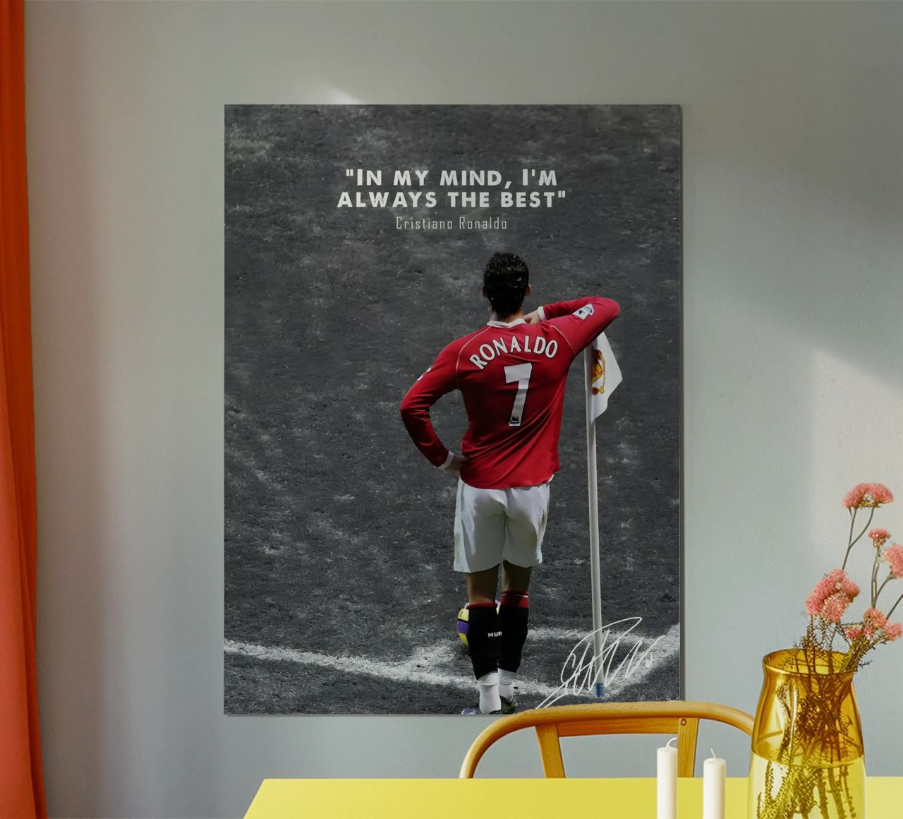Cristino Ronaldo-Quoten Poster von mitom