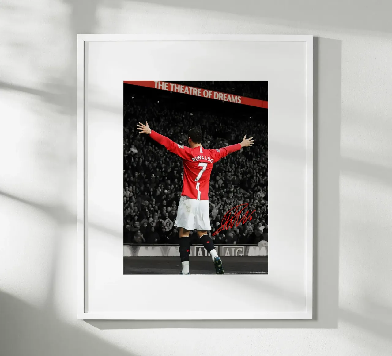 Cristiano Ronaldo poster con telaio in alluminio da mitom