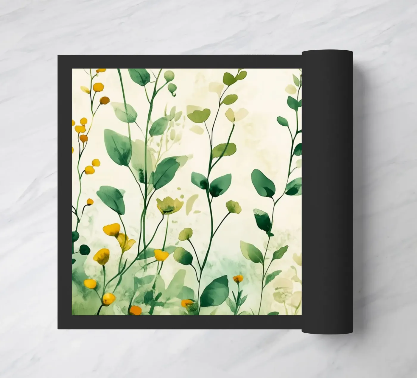 Spring meadow deurmat van Justyna Jaszke JBJart