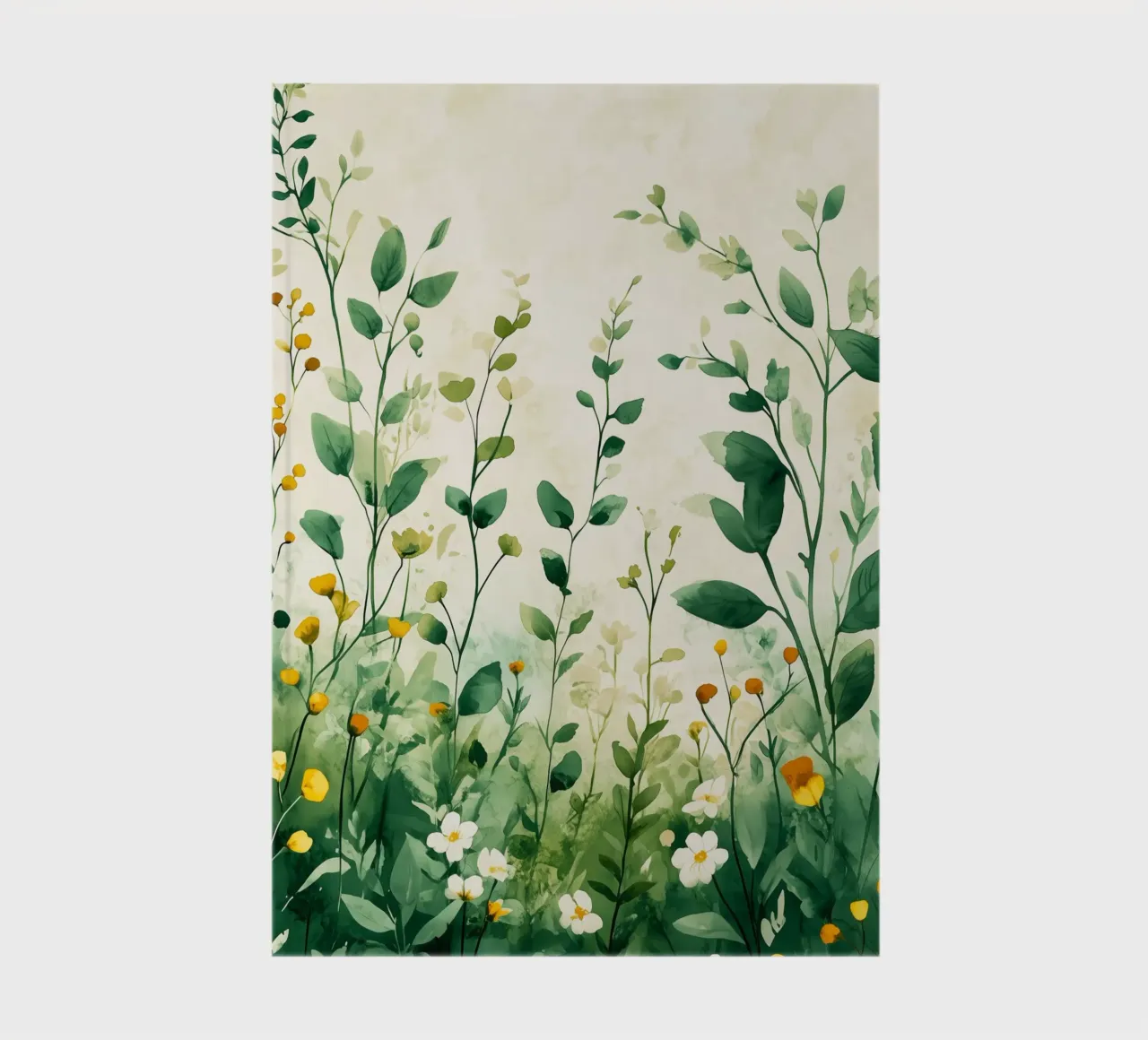 Spring meadow notebook by Justyna Jaszke JBJart