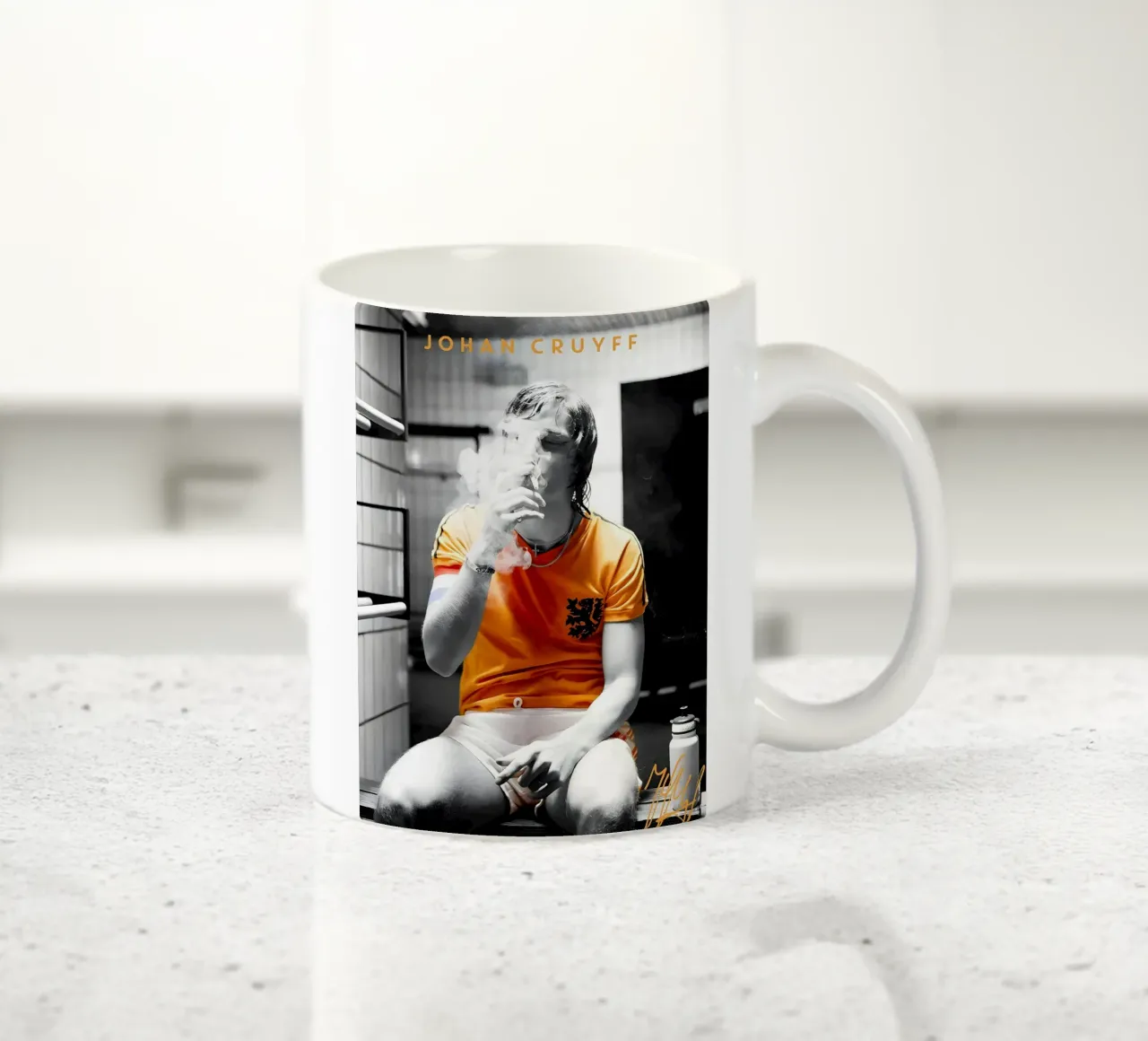 Johan Cruyff tazza in ceramica da mitom