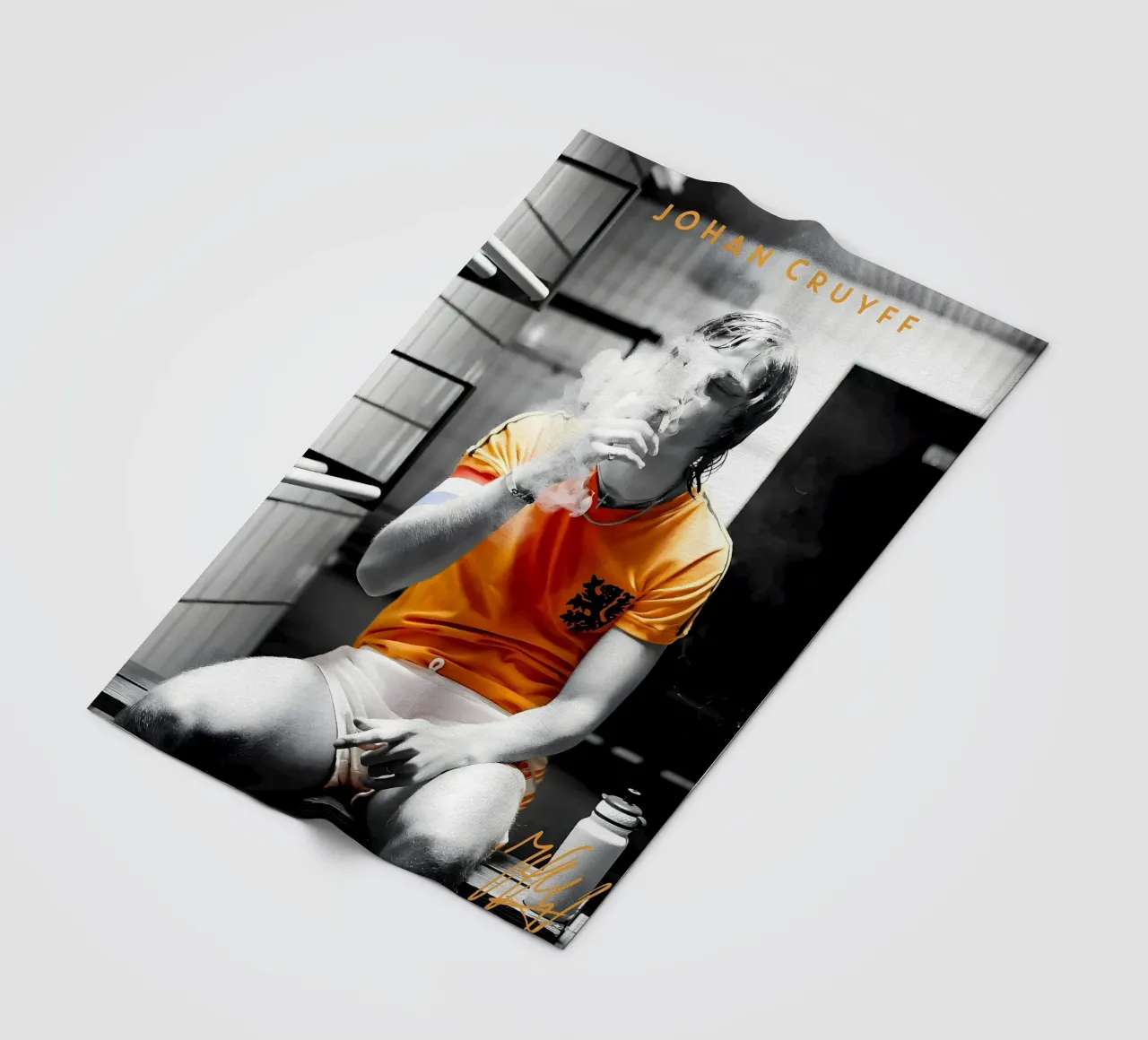 Johan Cruyff coperta in pile da mitom