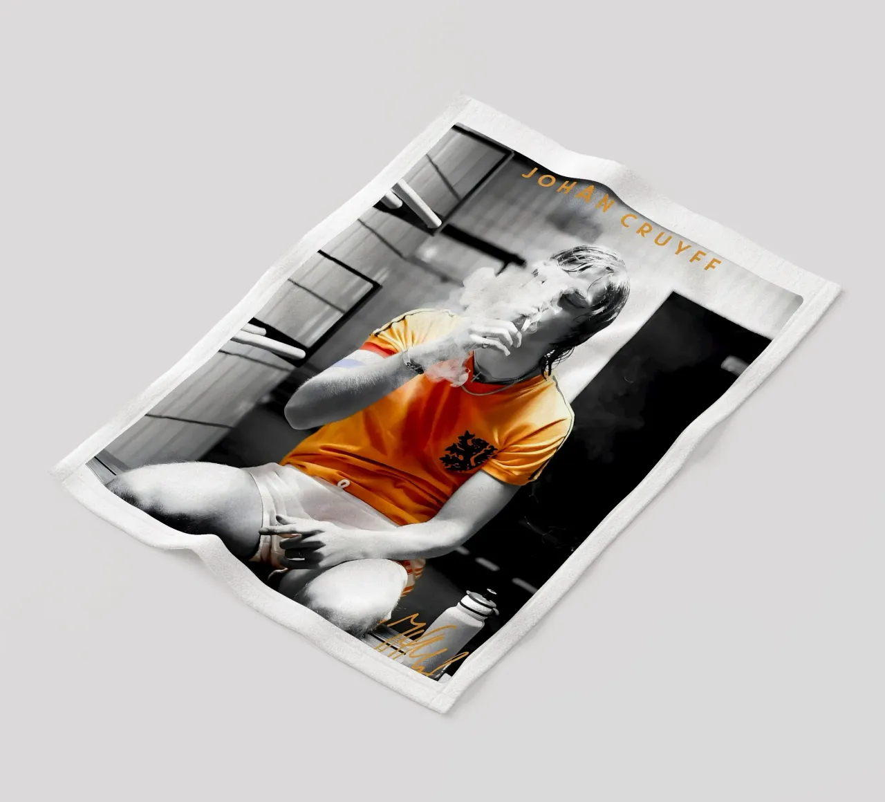 Johan Cruyff coperta in pile da mitom
