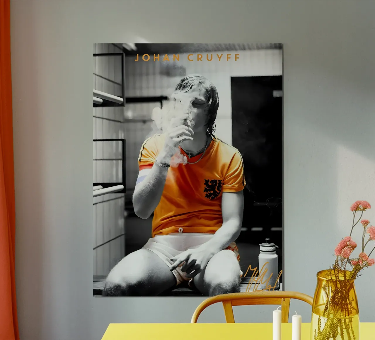 Johan Cruyff carta hahnemühle da mitom