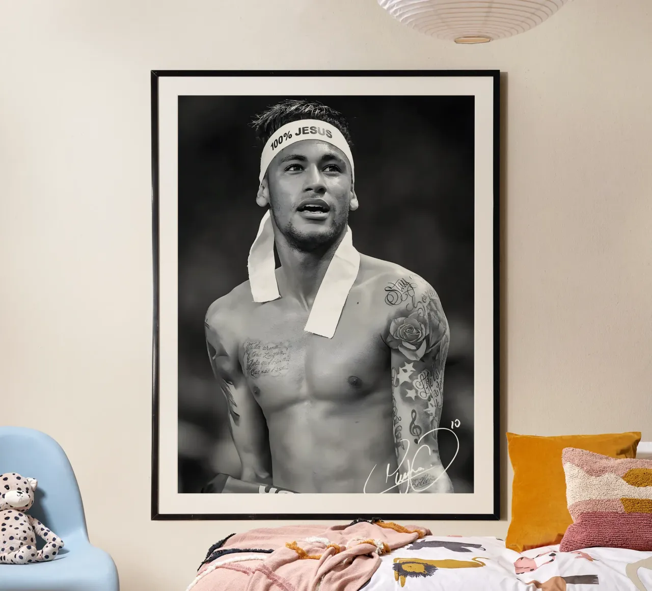 Neymar Jr carta hahnemühle da mitom