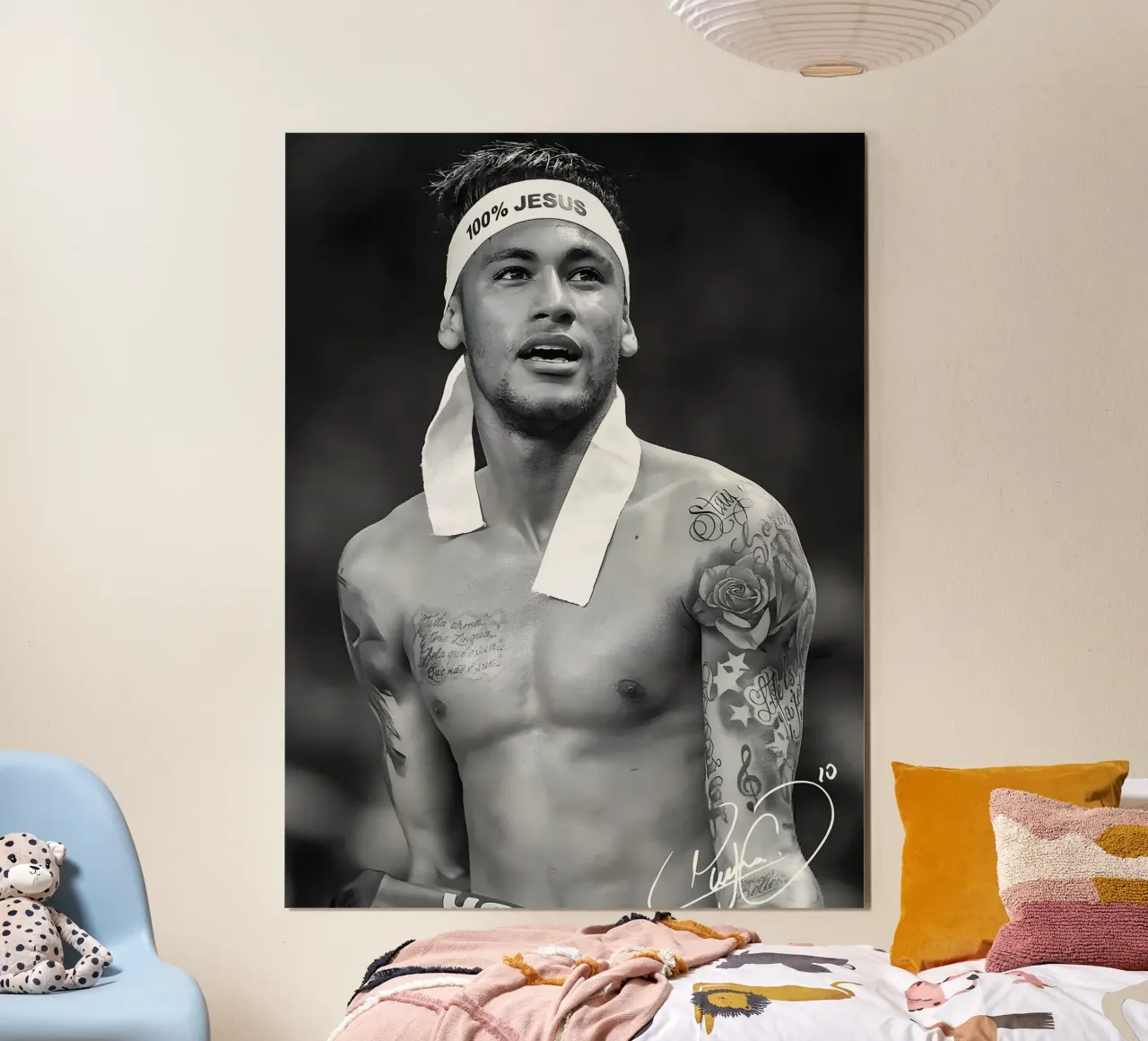 Neymar Jr carta hahnemühle da mitom