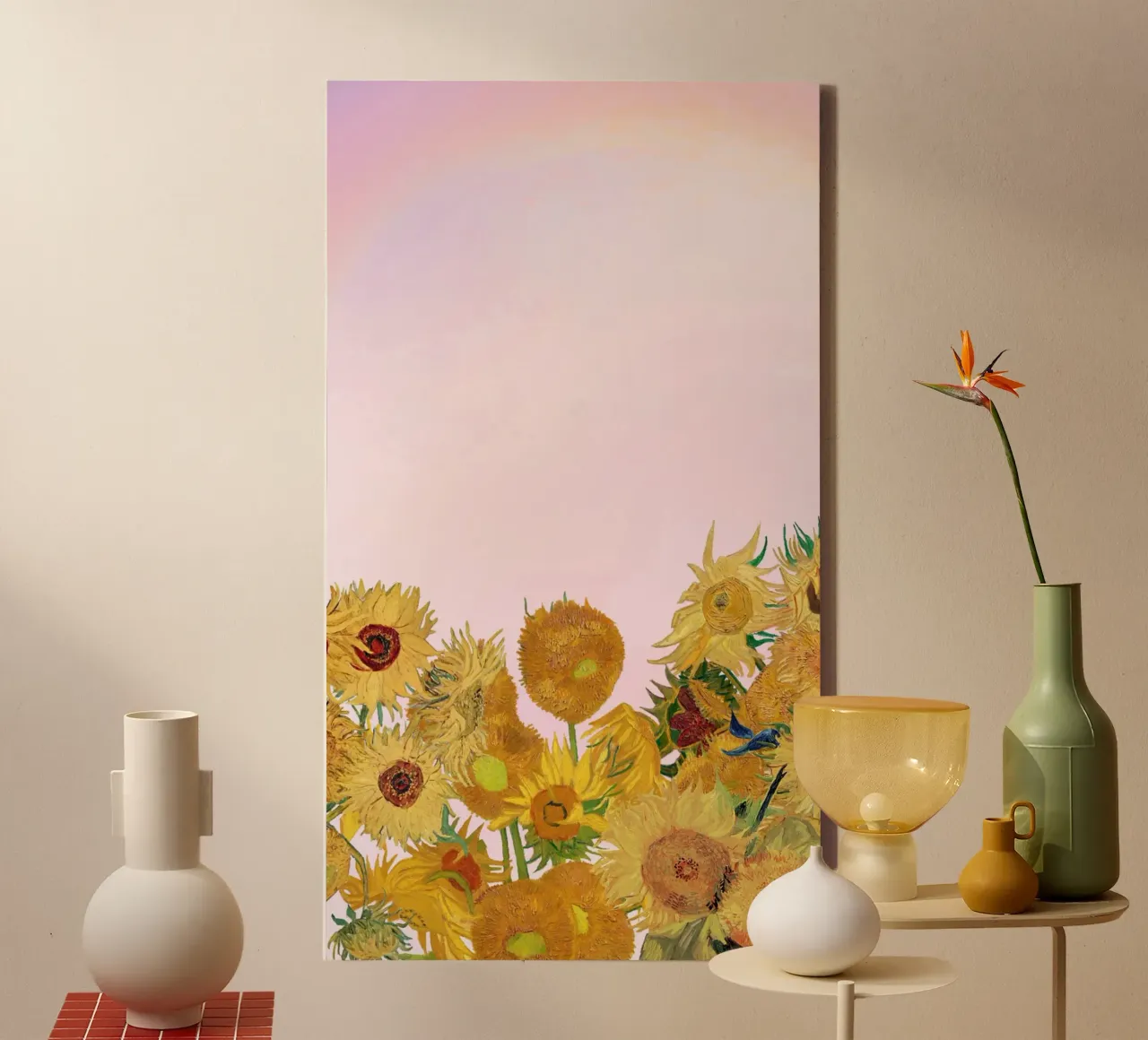 Girasoli di Van Gogh - Sogno floreale post-impressionista tela con Cornice a cassetta da NorwesClub