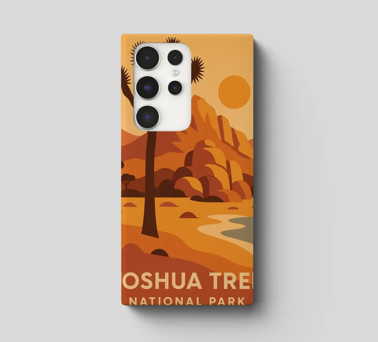 Joshua Tree - deserto grafico e albero iconico cover samsung da JETLAG | affiches voyage