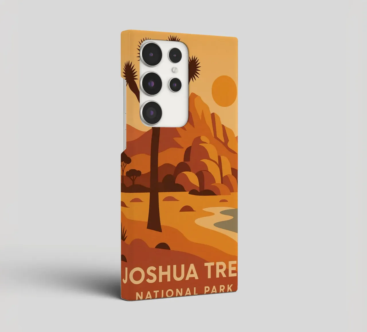Joshua Tree - deserto grafico e albero iconico cover samsung da JETLAG | affiches voyage
