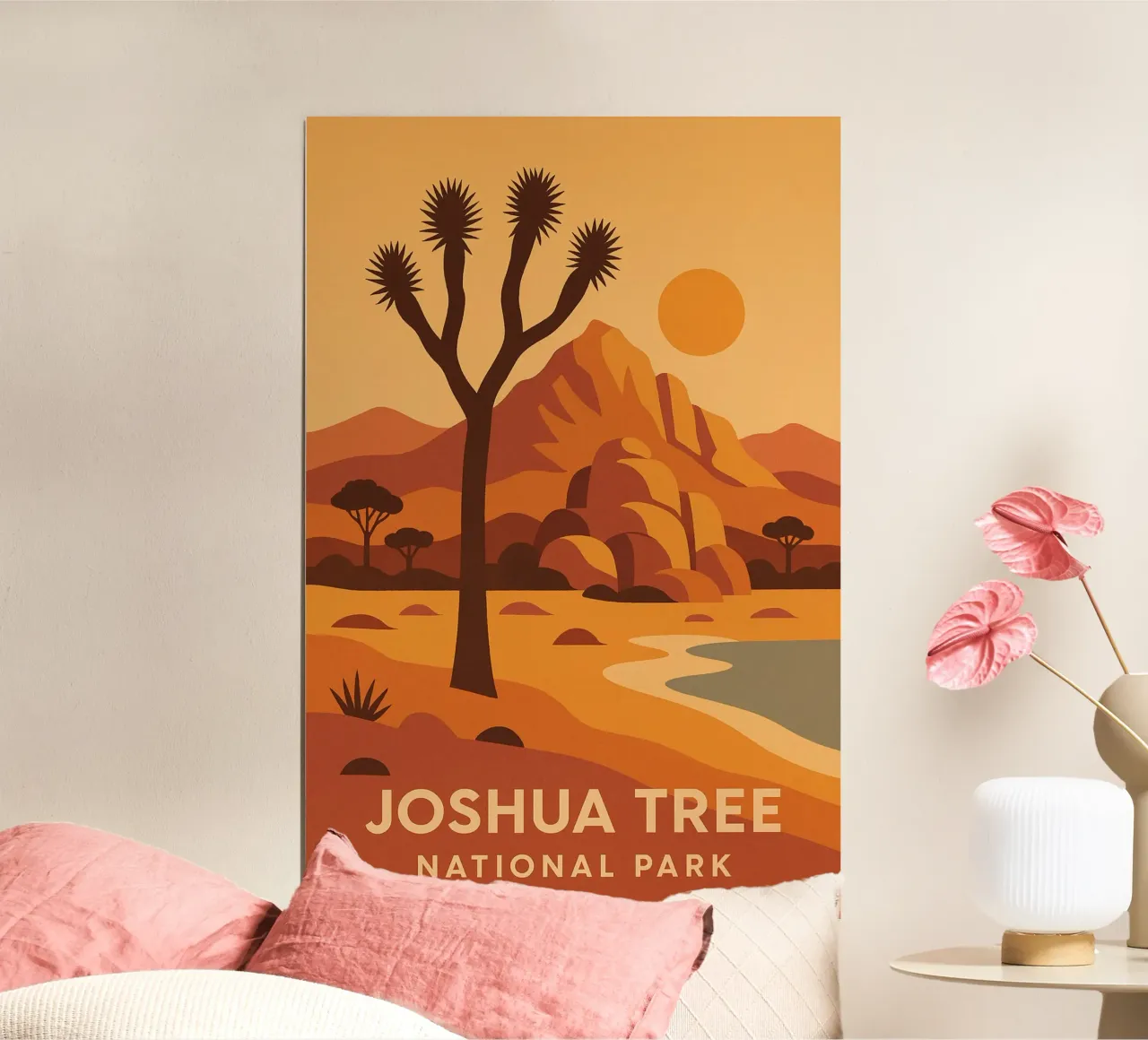 Joshua Tree - graphic desert and iconic tree poster by JETLAG | affiches voyage