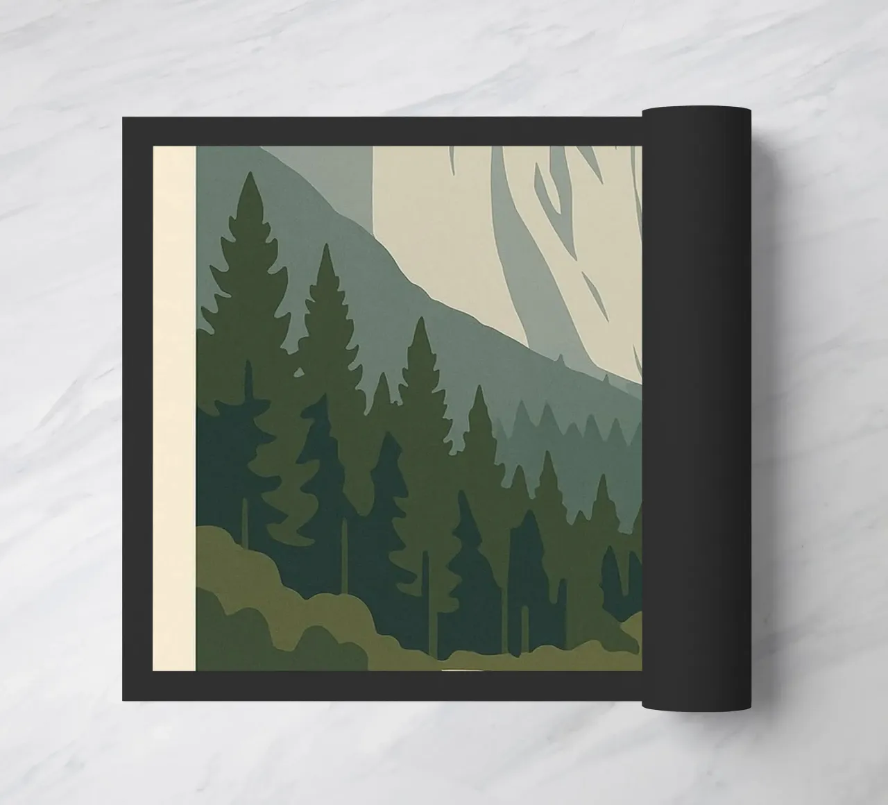 Yosemite: verticalidad en bruto y bosques eternos felpudo de JETLAG | affiches voyage