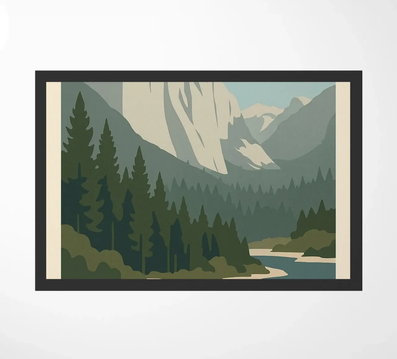 Yosemite: verticalidad en bruto y bosques eternos felpudo de JETLAG | affiches voyage