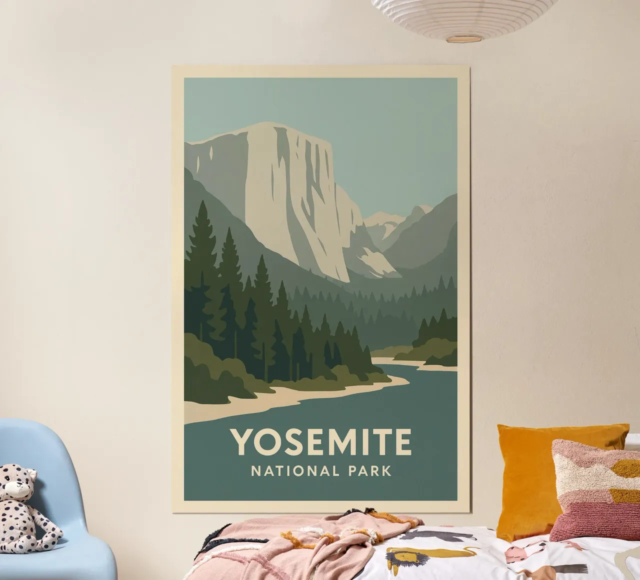 Yosemite - verticalità cruda e foreste eterne carta hahnemühle da JETLAG | affiches voyage