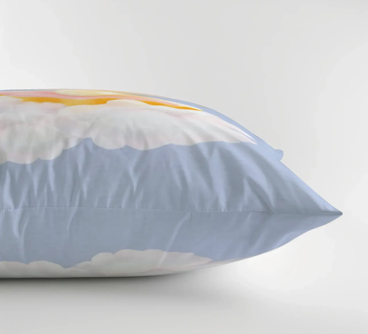 Dreamy Pearl Shell Cloud - Whimsical Pastel Ocean Art decorative cushion by NorwesClub