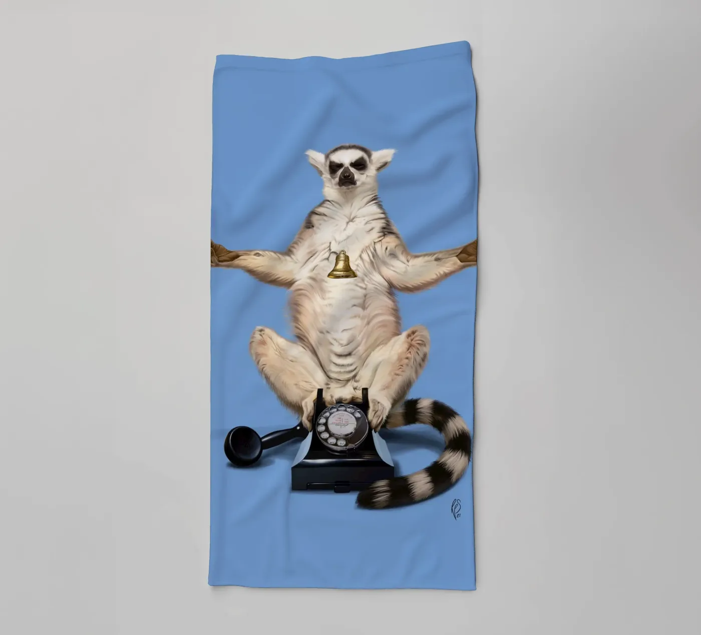 Ring (Colour) towel by Rob Art | Illustration