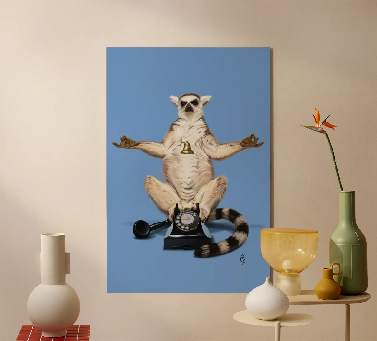 Ring (Colour) plexiglass da Rob Art | Illustration