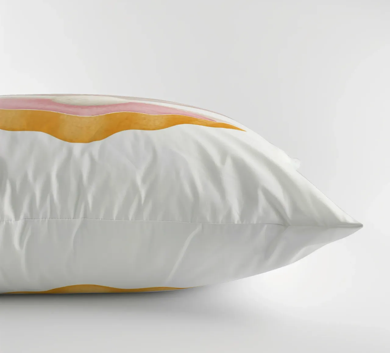 Golden Oyster Pearl Shell - Whimsical Ocean Art Print decorative cushion by NorwesClub