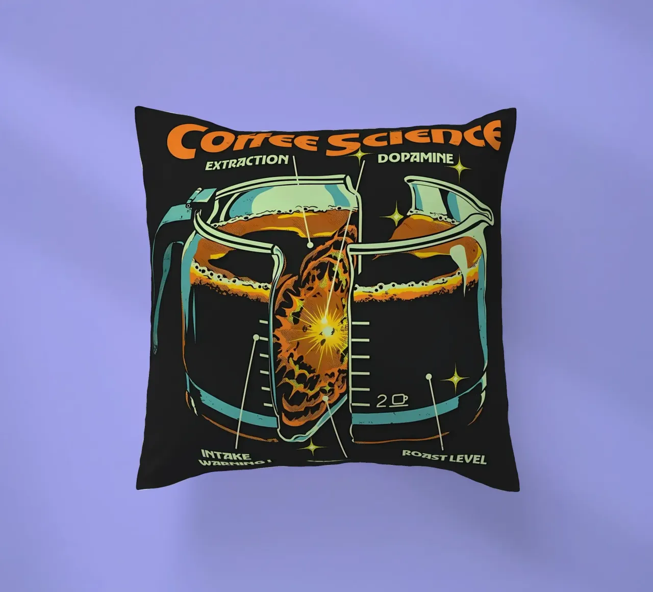 Scienza del caffè cuscino da mitom
