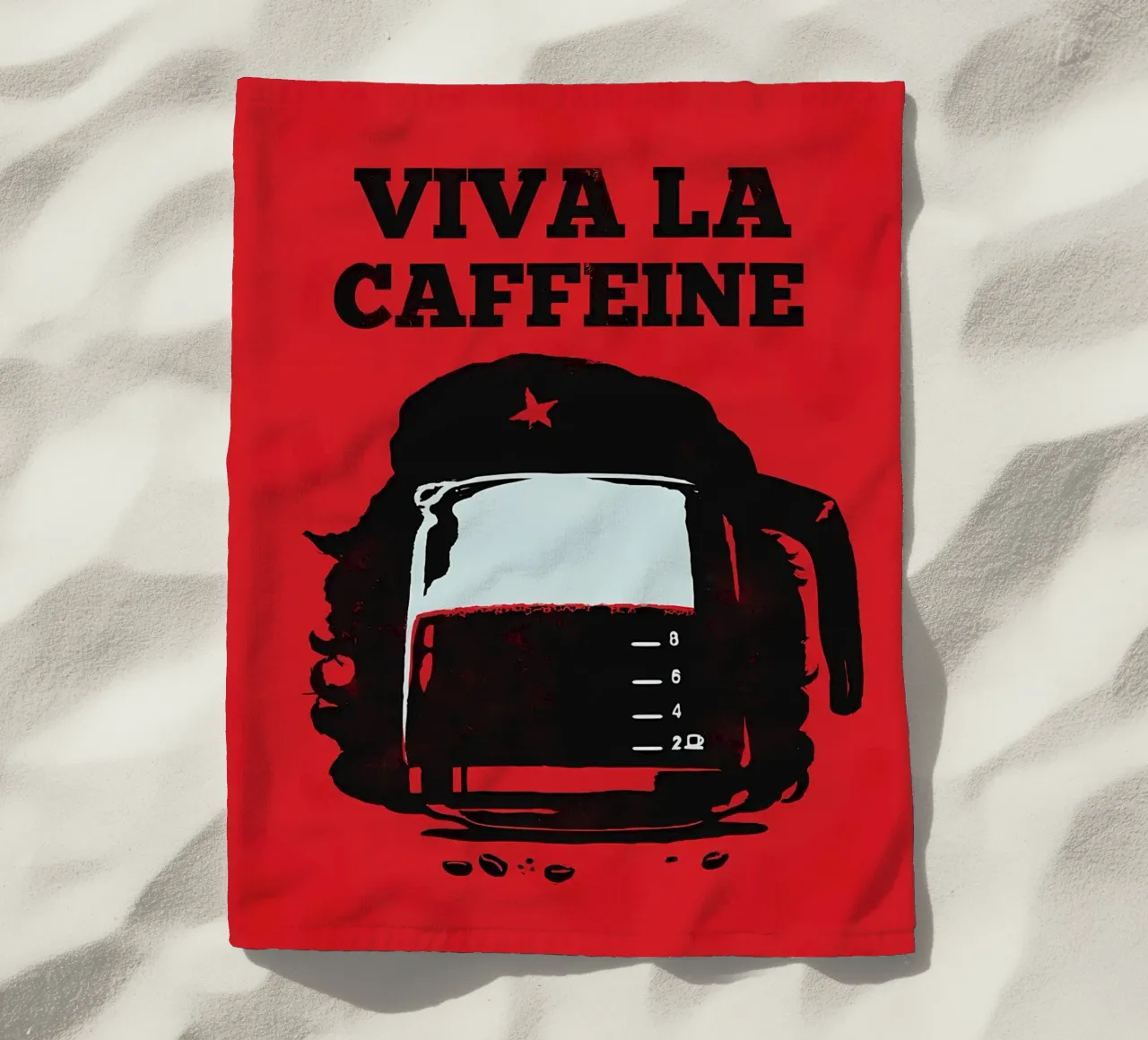 Viva la caffeine telo mare da mitom