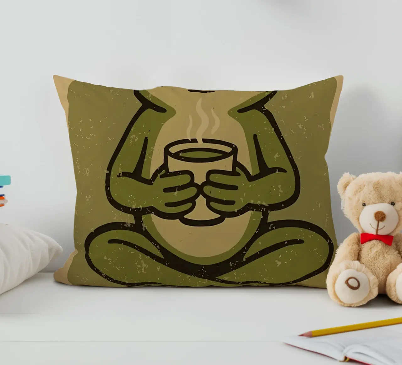 Più matcha meno Drahma cuscino da mitom