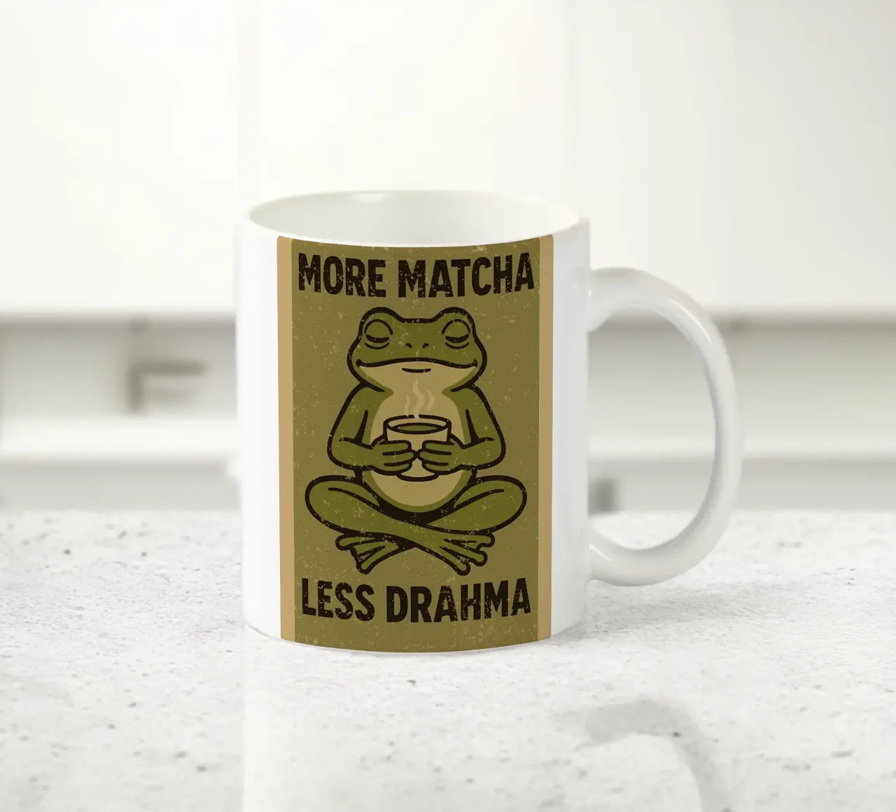 Più matcha meno Drahma tazza in ceramica da mitom