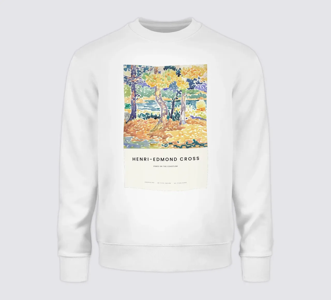 Cross - Pines on the Coastline sweatshirt van Vintage by JUNIQE
