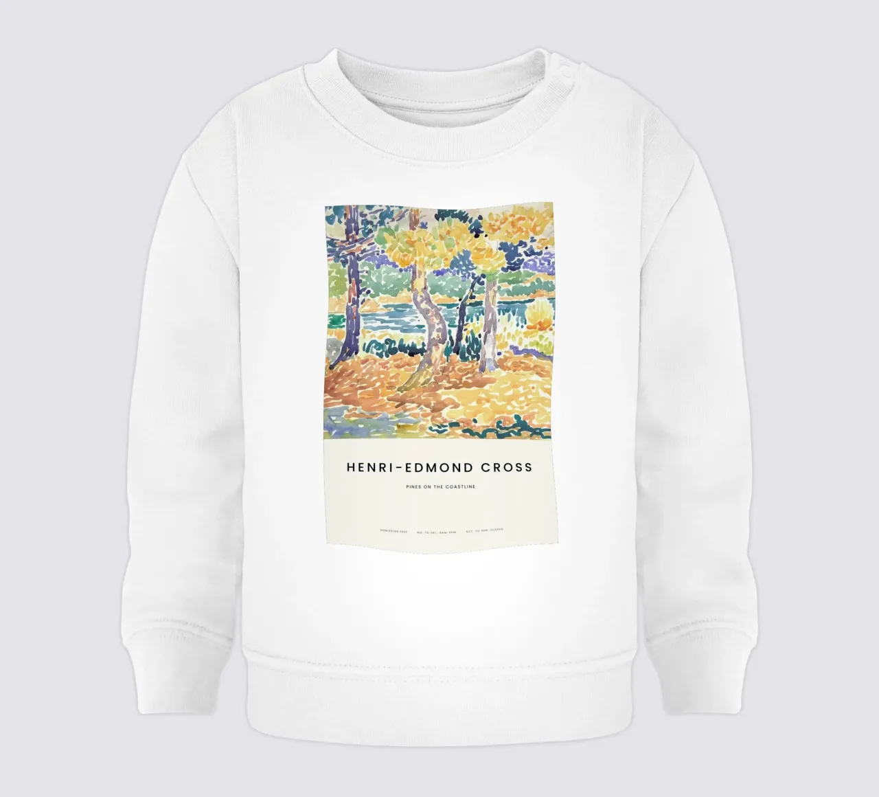 Cross - Pines on the Coastline felpa neonato da Vintage by JUNIQE