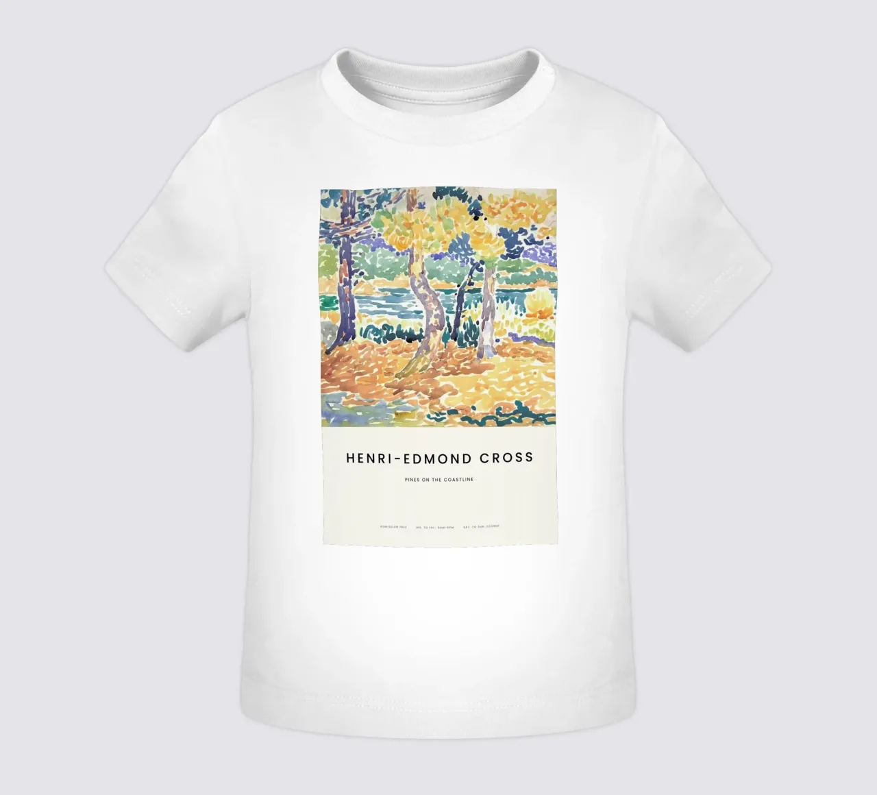 Cross - Pines on the Coastline maglietta neonato da Vintage by JUNIQE
