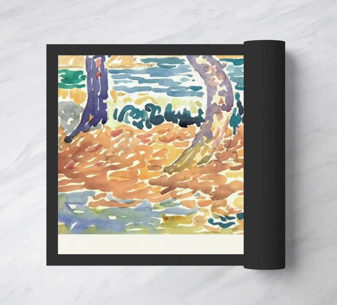 Cross - Pines on the Coastline zerbino da Vintage by JUNIQE