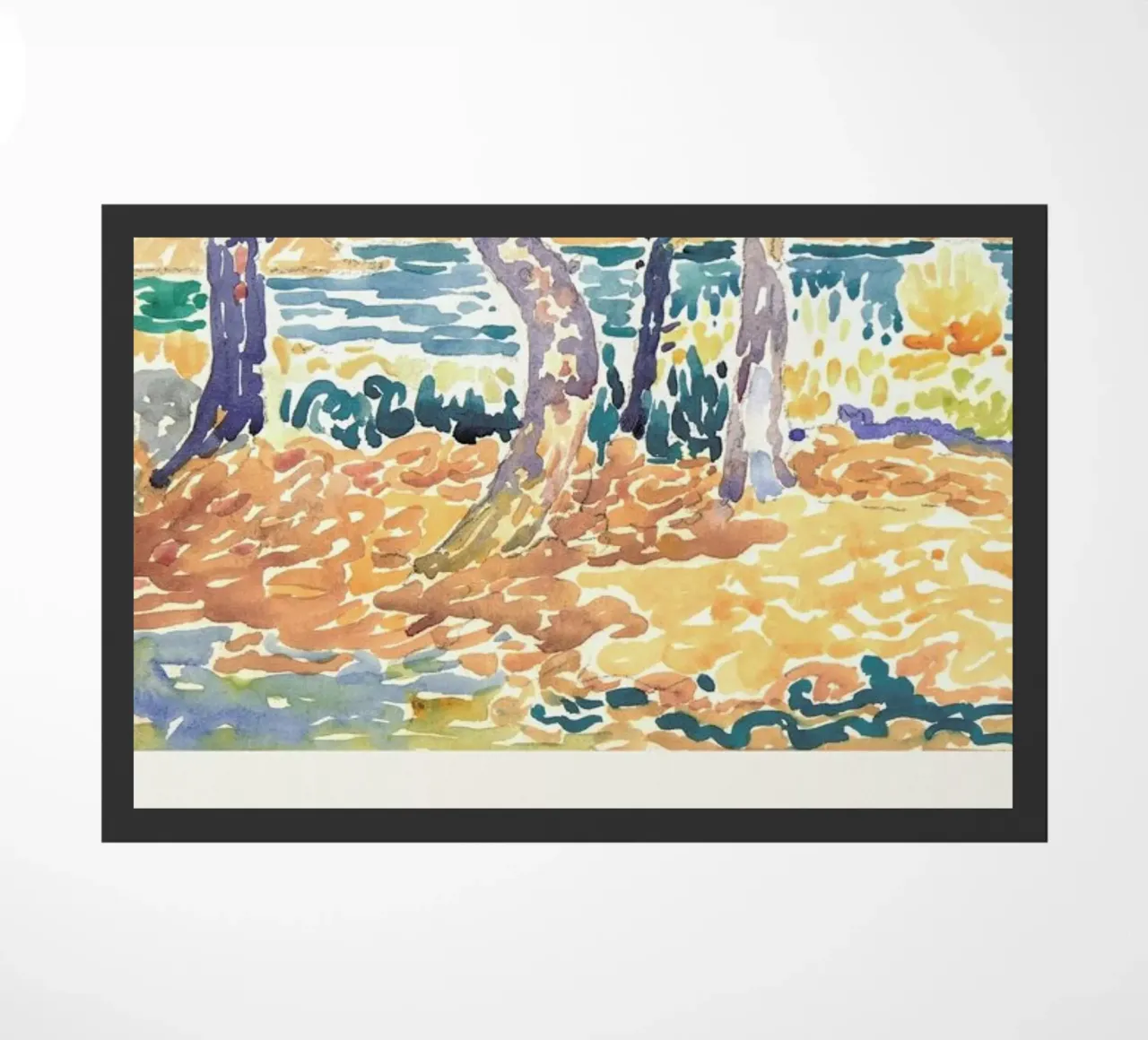 Cross - Pines on the Coastline zerbino da Vintage by JUNIQE